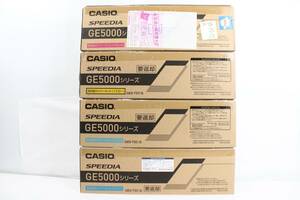 未使用 カシオ 純正 トナー GE5-TSC-G GE5-TSM-G GE5-TSY-G 3色4本（C×2 / M・Y×各1） CASIO IT44ZWCYT84G-YR-J00-byebye