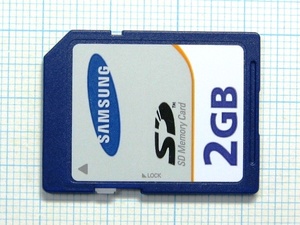 ★SAMSUNG ＳＤメモリーカード ２ＧＢ 中古★送料８５円・１８５円