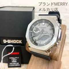 【美品・保証期限内】g-shock GM2100-1AJF シルバー カシオーク