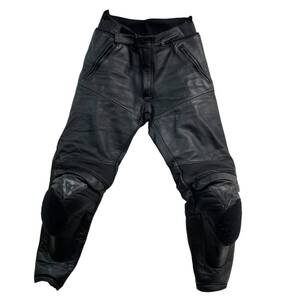 【即決】 DAINESE レーシングレザーパンツ 黒系 ブラック系 サイズ46 13030-100