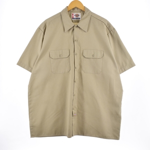 古着 ディッキーズ Dickies 半袖 ワークシャツ メンズXXL /eaa337280 ss2501_10