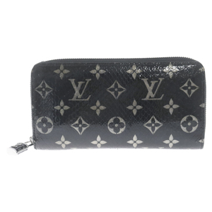 LOUIS VUITTON ルイヴィトン Monogram Zip Wallet N96955 モノグラム パイソン ジッピーウォレット 長財布 ブラック