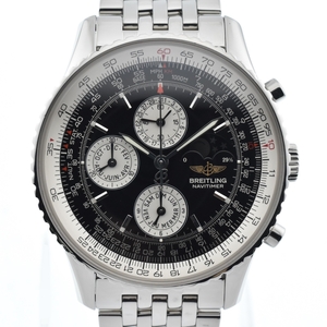 ブライトリング BREITLING A19340 ナビタイマー オリンパス ムーンフェイズ クロノグラフ 自動巻き メンズ 美品 B#135552