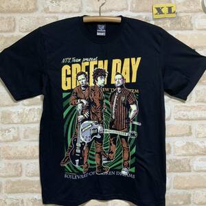 グリーン デイ Tシャツ XLサイズ GREEN DAY ③ ロックバンドTシャツ　半袖