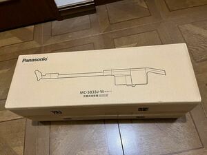 【新品 未開封】Panasonic パナソニック 掃除機 コードレス 軽量 スティック サイクロン ホワイト MC-SB33J-W 充電式掃除機 