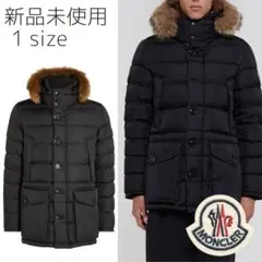 【未使用タグ付き】MONCLER クルーニー ダウンジャケット　TG1　ブラック