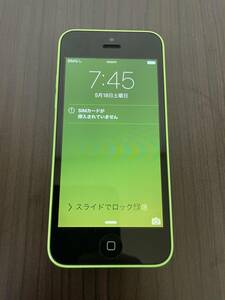 【ジャンク品】iPhone5C 16GB 付属無し 画面内に傷有