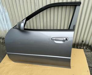 R34 スカイライン 4ドア セダン 純正 左 前 フロント ドア Skyline sedan left front door panel ER34 HR34 ENR34 GTR 中古 愛知