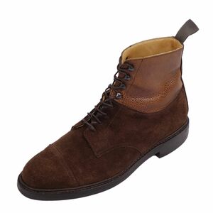 クロケット&ジョーンズ Crockett&Jones ブーツ ショートブーツ KESWICK SHIPS別注 レザー シューズ メンズ 6E ブラウン cg11mm-rm10f07321