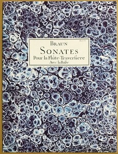 ジャン・ダニエル・ブラウン ソナタ集 (ファクシミリ 自筆譜 フルート) 輸入楽譜 Jean Daniel Braun Sonates Pour La Fl?te Traversi?re