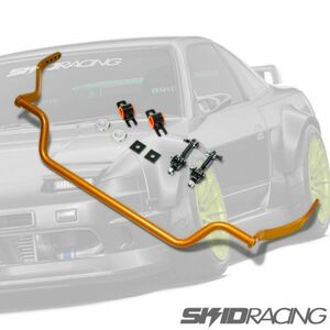 S13 180sx 逃げ スタビライザー スタビリンク 調整 切れ角アップ ハイクリアランス スキッドレーシング SKID RACING オフセット :99 A1 77