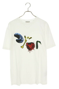 ディオール Tシャツ 22AW 213J685C0677 サイズ:XS カクタスジャックロゴプリントTシャツ 中古 BS99