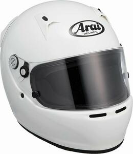 Arai（アライ）ヘルメット GP-5W 8859 ホワイト Lサイズ（59cm）SNELL SA/FIA8859 クローズドカー 4輪レース用