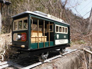 5インチ　ミニ電車　　サンフランシスコ　ケーブルカー