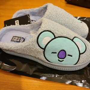 新品 コヤ KOYA bt21 ボアスリッパ ミュール ルームスリッパ bts namjoon ナムジュン コアラ shoes