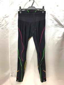 ss_5605y ★定形外 配送★ mizuno ミズノ バイオギア8000 コンプレッションタイツ ロングスパッツ 両裾にジップ有り レディース L