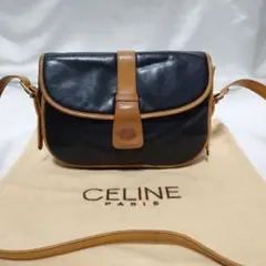 美品 CELINE レザー ショルダーバッグ ポーチ