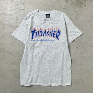 THRASHER FLAME LOGO スラッシャー フレイム ロゴTシャツ メンズM【SS2407-30】