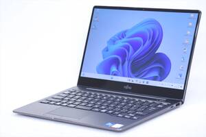 1円～ 2022年製 11世代 Windows11 バッテリー良好 LIFEBOOK WC2/F3 有機ELディスプレイモデル i5-1135G7 RAM8GB 新品SSD256 13.3FHD Wi-Fi6