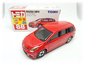 【絶版 赤箱 青TOMYロゴ】トミカ 88-4 マツダ MPV 新車シール 2006年 当時物