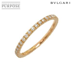 ブルガリ BVLGARI ローマ アモール #52 リング ダイヤ K18 PG ピンクゴールド 750 指輪 Diamond Ring 90220892