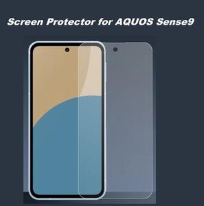 AQUOS sense9 アクオス センス 9 ナイン aquos ガラス 保護フィルム SH-53E SHG14 SH-M29 強化ガラス 衝撃吸収 飛散防止 指紋防止