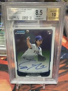 2012 Bowman Chrome ダルビッシュ有 RC 直筆サインカード Auto Topps ルーキー BGS