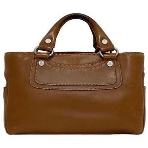 セリーヌ ハンドバッグ ブギーバッグ f-21765 ブラウン 美品 レザー 中古 CE00/24 CELINE