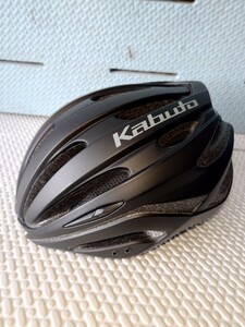 【中古】自転車用 ヘルメット OGKカブト Kabuto　REZZA-2　サイズM/L　マッドブラック
