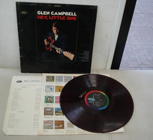 グレン・キャンベルの魅力 GLEN CAMPBELL/HEY LITTLE ONE(LP,赤盤)