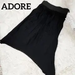 タグ付新品 定価約4万円♡ADORE アコーディオンスカート プリーツ M 黒