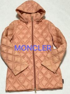 モンクレール　MONCLER 茶タグ　お洒落　ダウンジャケット　フード付き　ベルト付き キルティング