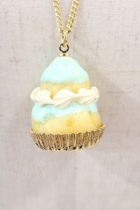 Q-pot. / ACC Religieuse Necklace (Mint) ミント I-24-06-02-003-QP-AC-HD-ZI