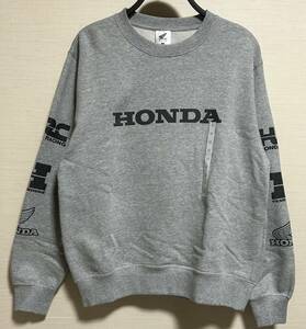 GU ジーユー HONDA ホンダ メンズ スウェット プルオーバー トレーナー 灰色 グレー Mサイズ 人気完売品・新品・未使用品・タグ付