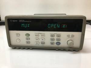 A21247)Agilent 34970A DATA ACQUISITION/SWITCH UNIT データ収集 スイッチユニット 訳アリ ＊40チャンネルマルチプレクサ 34908A 付属 