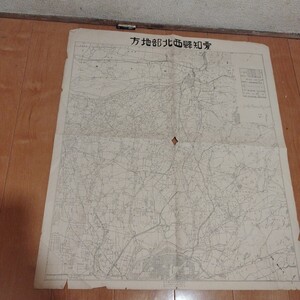 愛知県西北部地方 戦前古地図 1/40000 古書和書 PD2