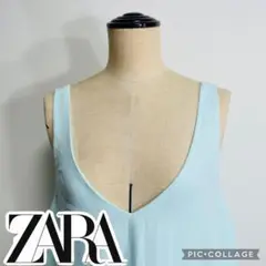 ZARA キャミソール◎タンクトップ ワンピース ノースリーブ カットソー