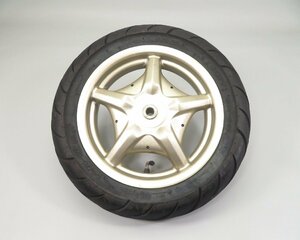 シグナス125X/シグナスX SE46 FI 純正 リアホイール 12×3.00 金/ゴールド 検 ノーマル カスタム 5 SE44J SR