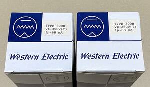 WE300B 1988年製 2本 NOS 未使用 Western Electric ウェスタン エレクトリック W.E300B 8826 Y