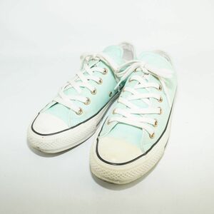 CONVERSE コンバース 25.0 ALL STAR 100PKG COLORS react ローカットスニーカー キャンバス ミント グリーン系/DC426