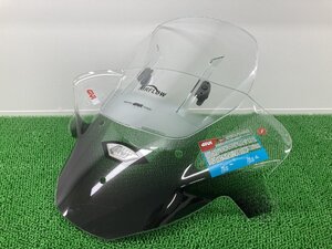 GIVI製MP3-300ie 500ie スクリーン AF5601 社外 中古 バイク 部品 ピアジオ エアフローウインドシールド 極上品 スポーツ ビジネス