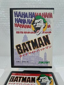 【美品・箱付き◆FC ダイナマイトバットマン BATMAN 他にも出品中、※匿名・同梱可 】ファミコン/U3