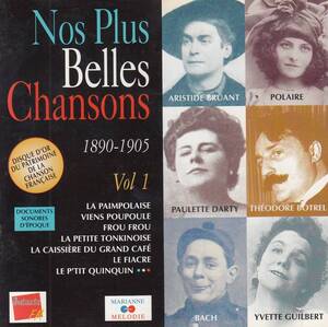 輸 Various Nos Plus Belles Chansons ● 1890-1905 ● Vol. 1◆規格番号■941298◆送料無料■即決●交渉有