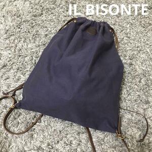 IL BISONTE 本革×キャンバスリュック