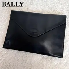 【美品】BALLY　バリー　クラッチバッグ　セカンドバッグ　オールレザー　Bロゴ