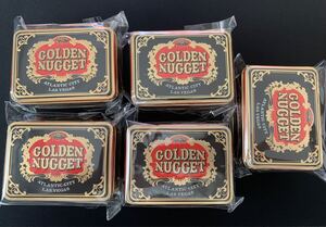 新品未開封 Golden Nugget Atlantic City tin 5個 まとめ売り ゴールデンナゲット オールドデック トランプ カジノ 激レア