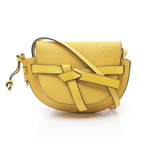 ロエベ ゲートバッグ ミニ ブランドオフ LOEWE レザー ショルダーバッグ レザー 中古 レディース