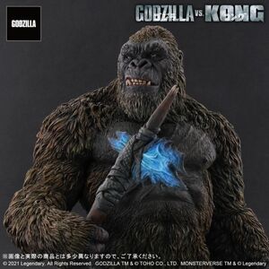 輸送箱未開封 新品 少年リック限定 発光版「東宝大怪獣シリーズ コング 2021」エクスプラス KONG FROM GODZILLA VS. KONG (2021) 