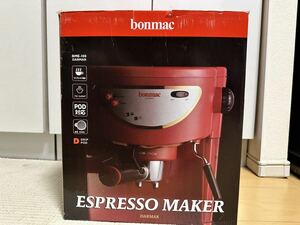 美中古 ボンマック BME-100 DARMAR bonmac エスプレッソ メーカー espresso maker エスプレッソマシン ダブルフィルターバスケット付き