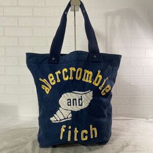 4000☆ Abercrombie&Fitch アバクロンビー&フィッチ バック カバン トートバッグ レディース ネイビー